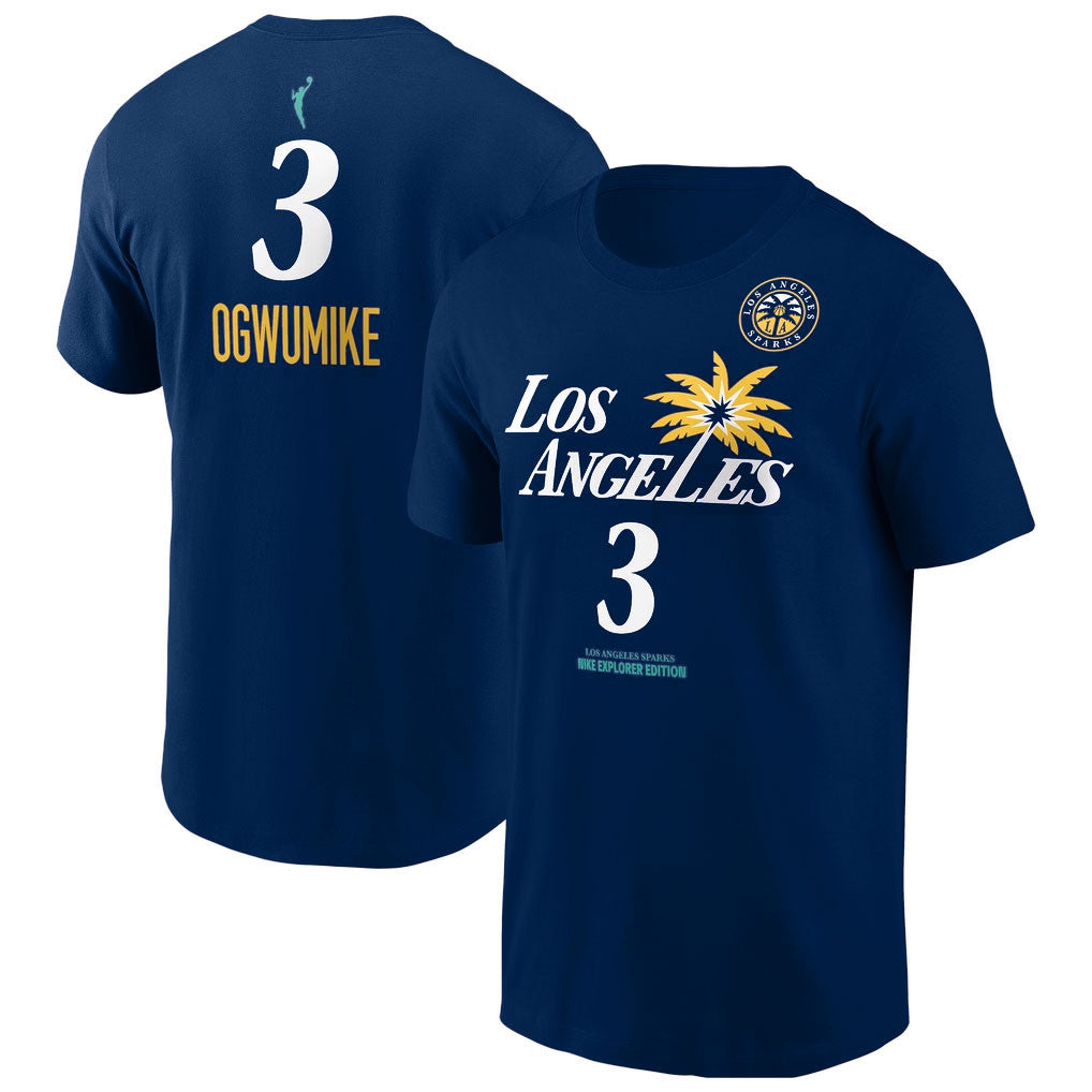 Nneka Ogwumike T-Shirt 2026 Los Angeles Sparks Merch #3 Explorer Edition Shirt Fan Apparel - Merchluma