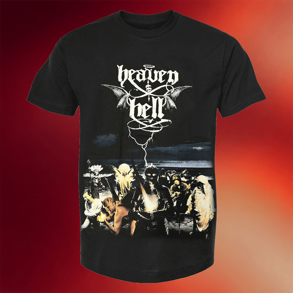 Ronnie James Dio Merch Vintage Heaven And Hell Live Evil 2007 Tour T-Shirt With Dates Tee - Merchluma