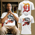 Detroit Tigers 313 Graphic 2026 T-Shirt Detroit Tigers Merch White Gifts For Your Boyfriend - Merchluma