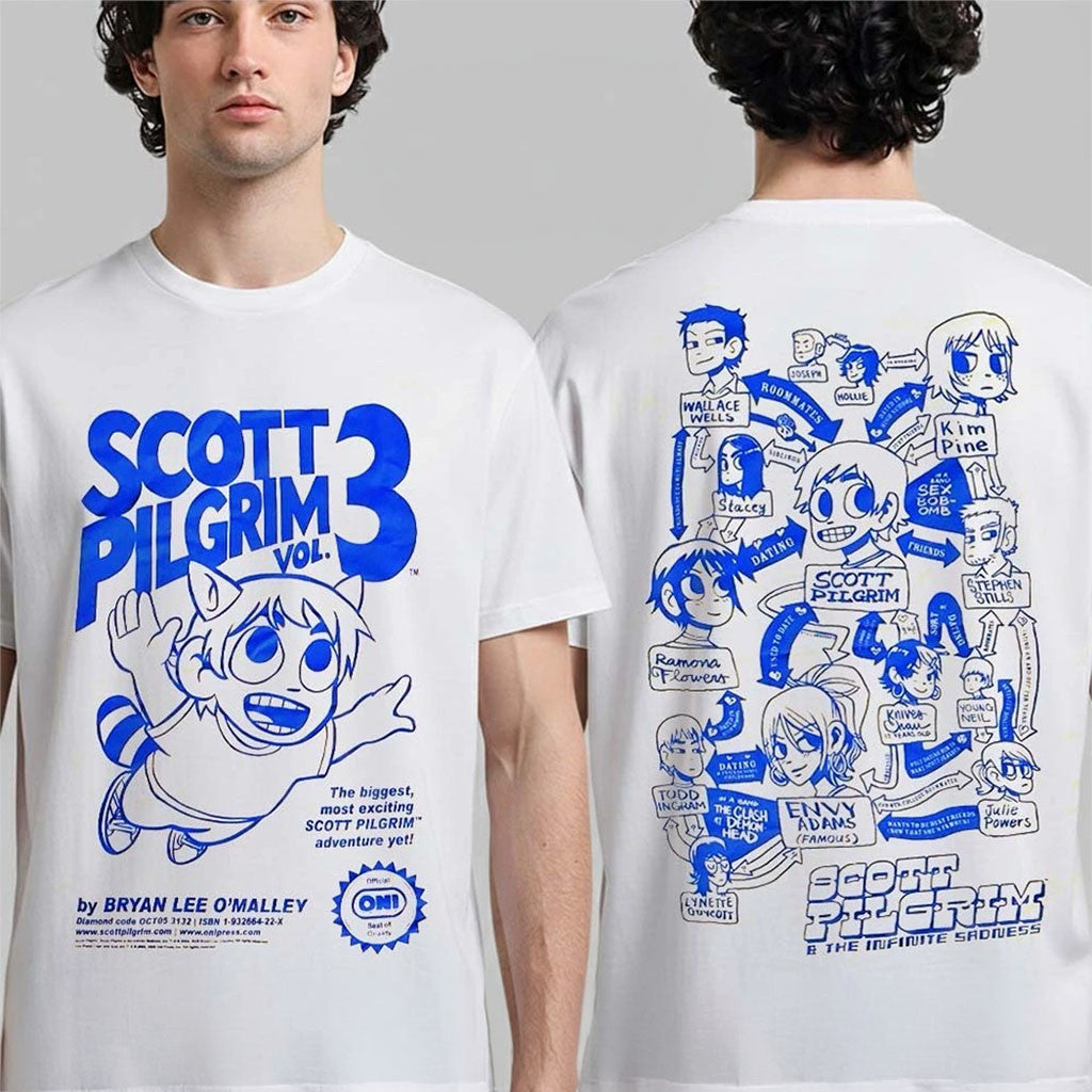 Scott Pilgrim Vol 3 Mario Tanooki SDCC 2026 Oni Press T-Shirt Scott Pilgrim Merch Gift For Fans - Merchluma
