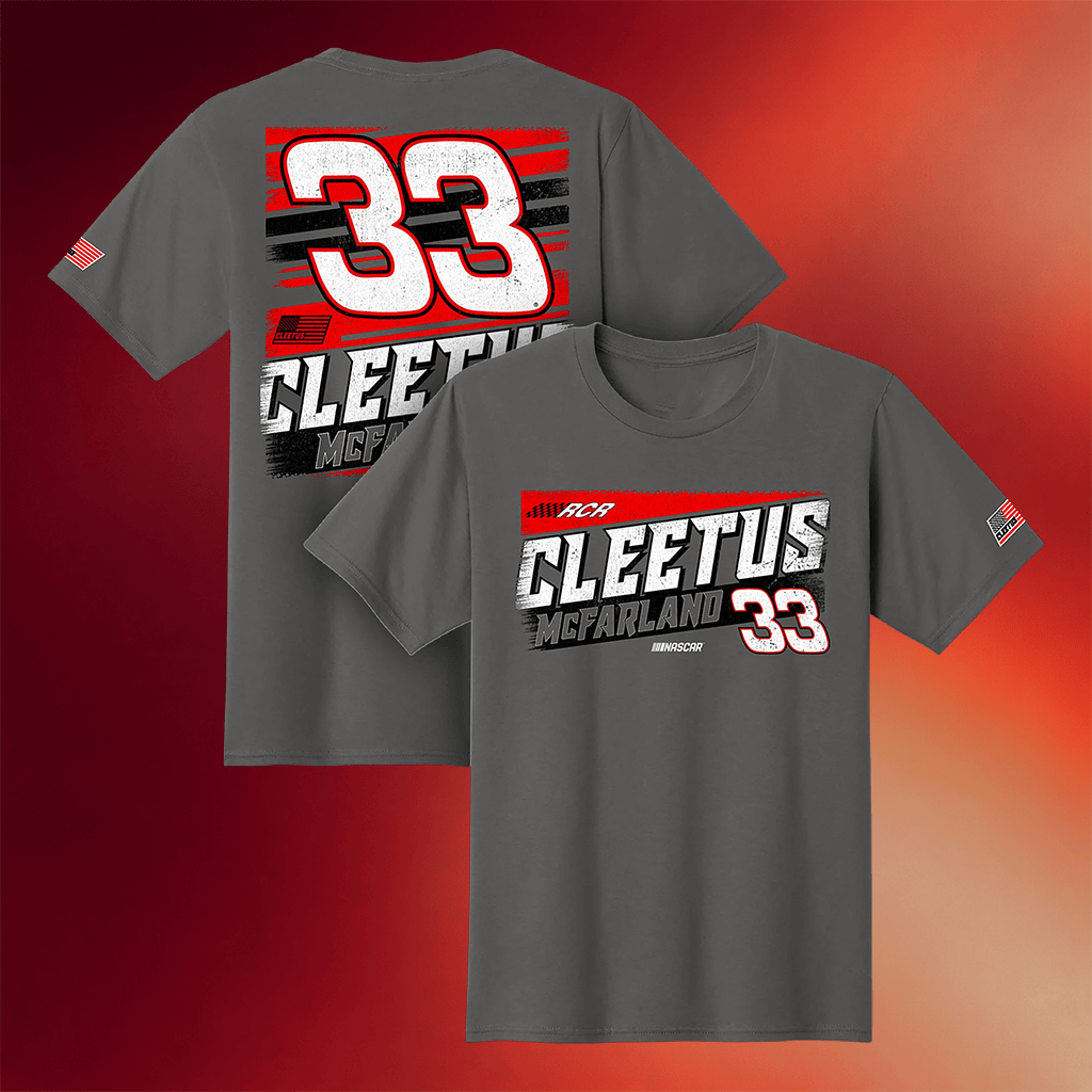 RCR Racing Merch 2026 Cleetus McFarland RCR No 33 Lifestyle 3-Spot T-Shirt Best Gifts For Dad - Merchluma