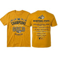 Montana State Bobcats Champions Wear Gold Rush 2026 Shirt Montana State Bobcats Merch Fan Gifts - Merchluma