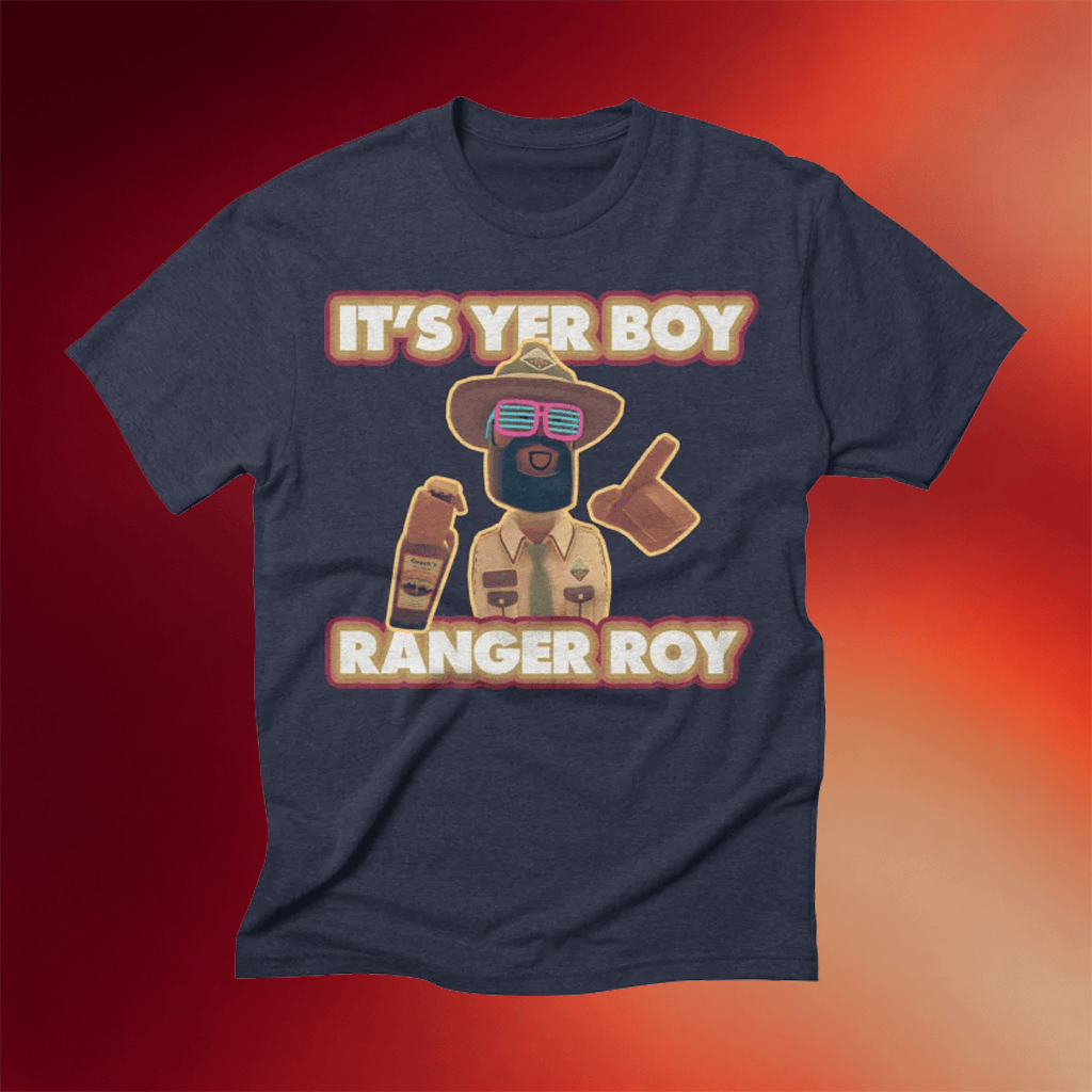 Rec Room Merch 2026 Its Yer Boy Ranger Roy T-Shirt Game Lover Gifts Ideas For Him - Merchluma