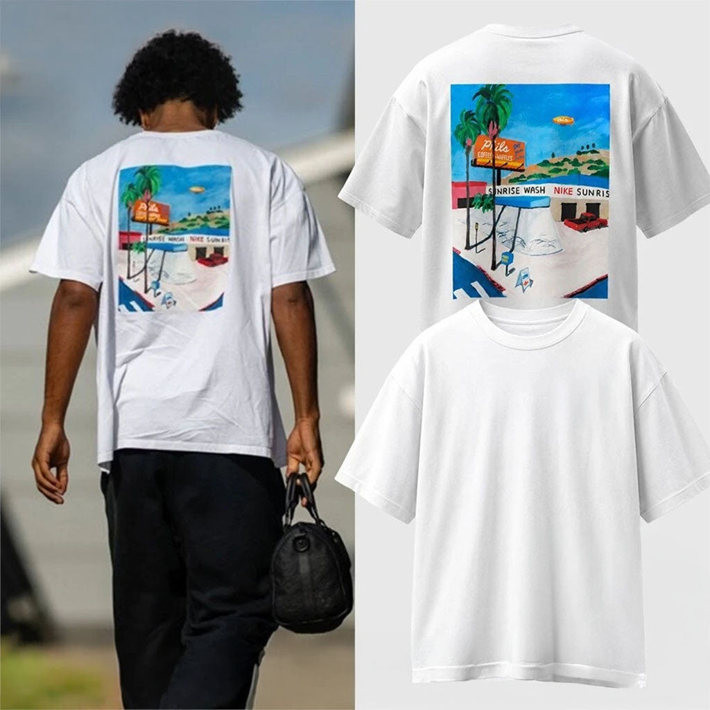 Joshua Zirkzee SB Carwash Shirt White Joshua Zirkzee Merch Present For Brothers - Merchluma