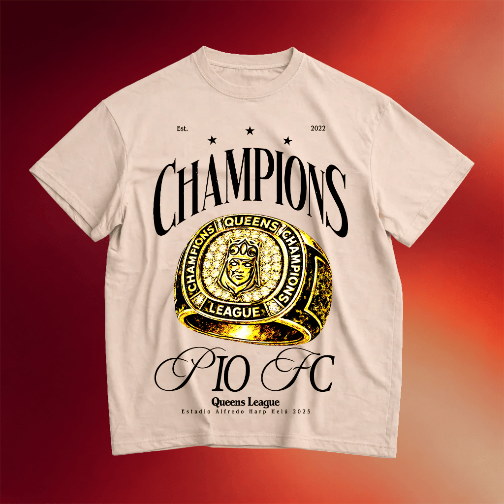 Rivers Gg Merch 2026 Pio FC Champions T-Shirt Queens League Shirt Gifts Ideas For BFF - Merchluma