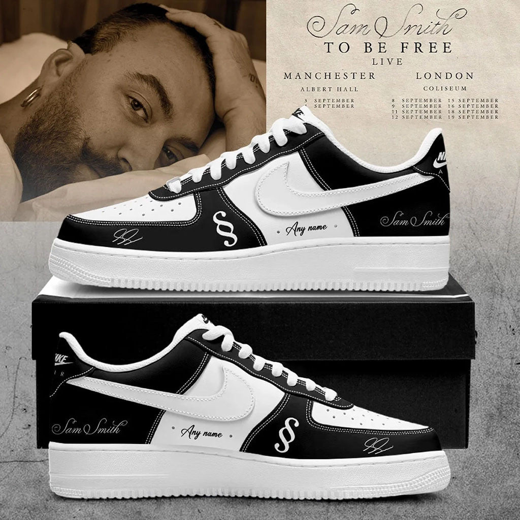 Personalized Sam Smith To Be Free Live 2026 Sneakers Sam Smith Merch Music Lover Gifts For Him - Merchluma