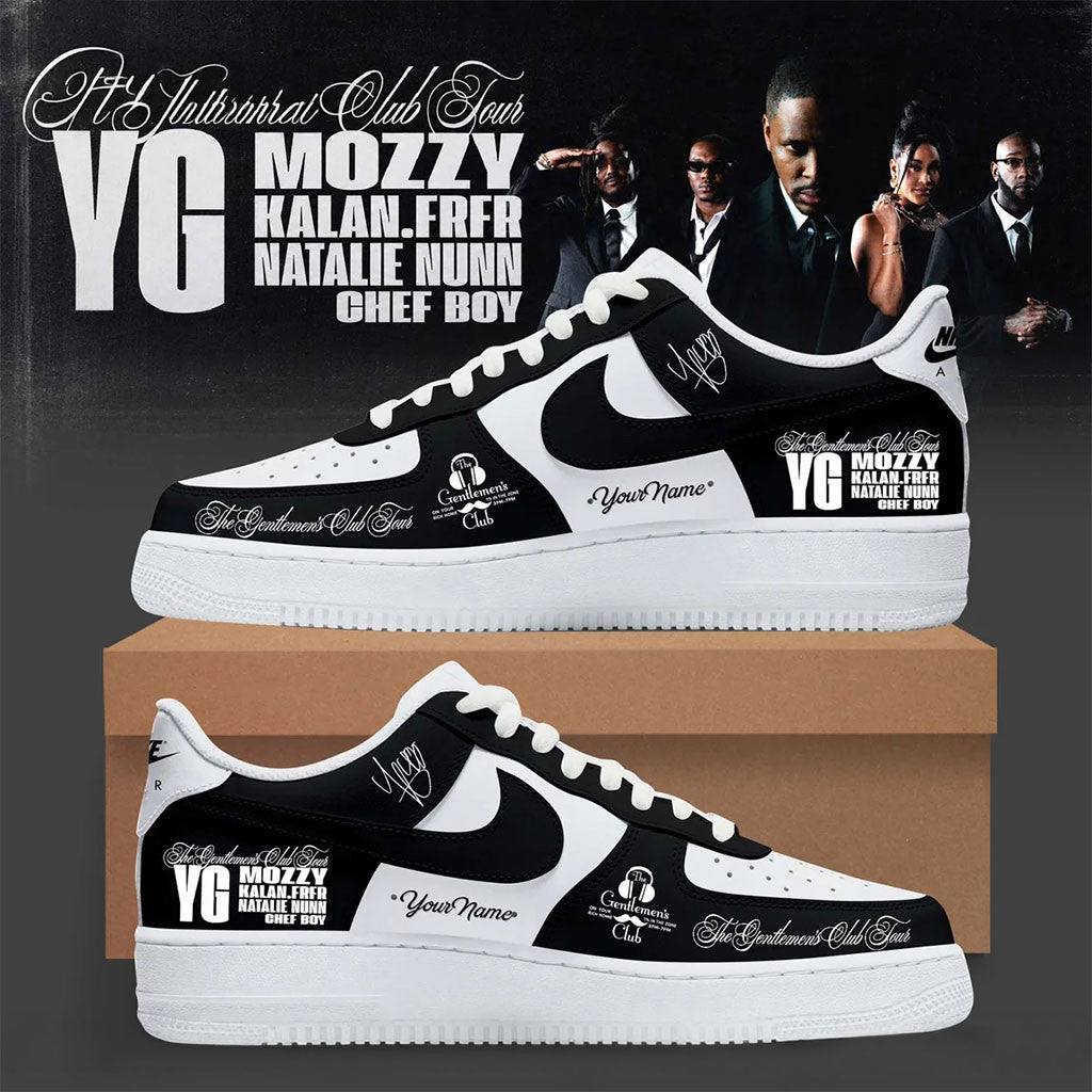 Personalized YG The Gentlemen's Club Tour 2026 Shoes Sneakers YG Merch Gift Idea For Rap Fans - Merchluma