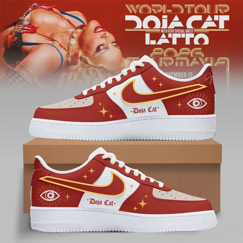 Doja Cat World Tour 2026 Shoes Classic Star Edition Sneakers Doja Cat Merch Gift For Rap Fans - Merchluma