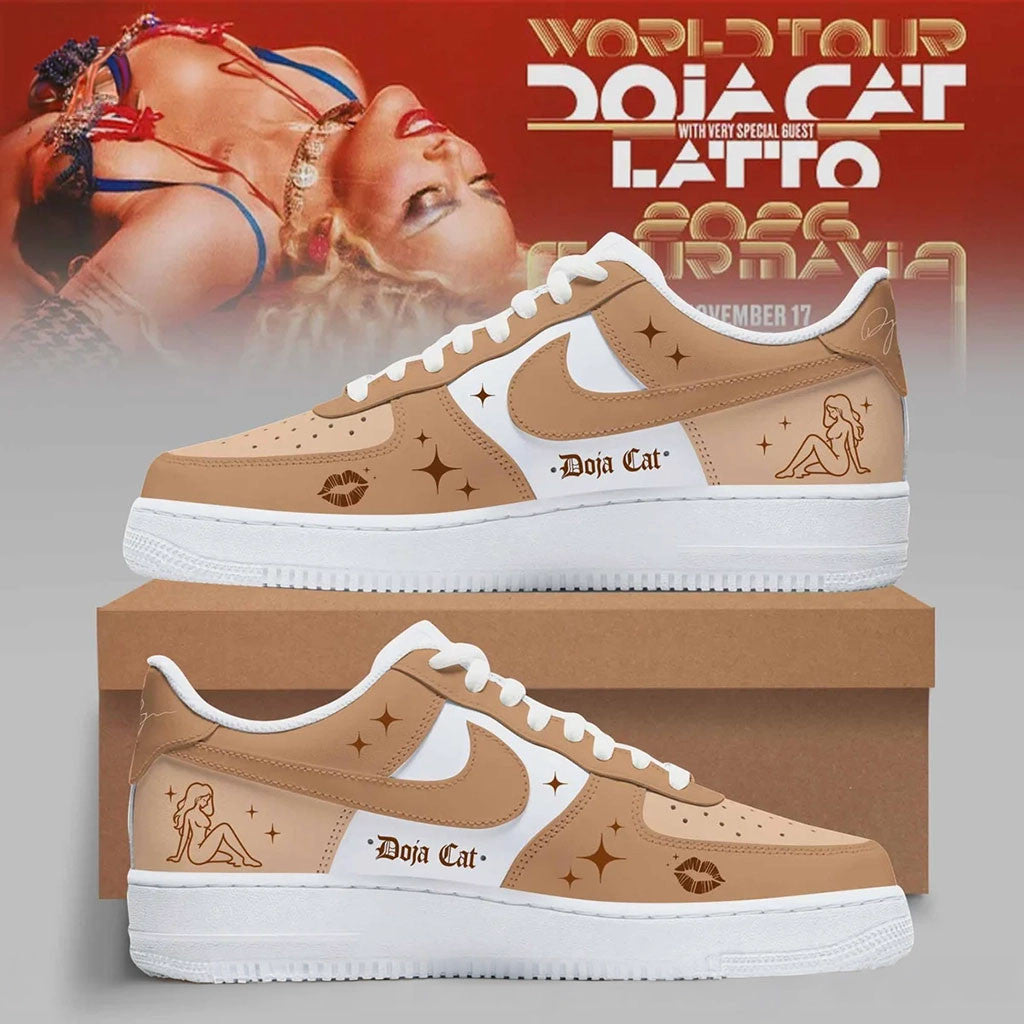 Doja Cat World Tour 2026 Sneakers Doja Cat Merch Unique Birthday Gift For Rap Fans - Merchluma