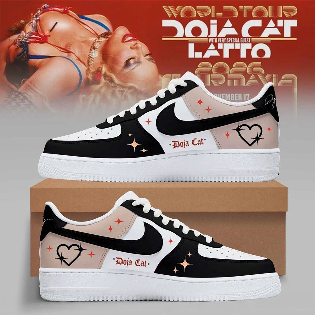 Doja Cat World Tour 2026 Sneakers Heart Shoes Doja Cat Merch Best Gift For Rapper Fans - Merchluma