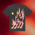 Ripndip Clothing Merch Lakai Ripndip Pink Flame T-Shirt Gift Ideas For Friends - Merchluma