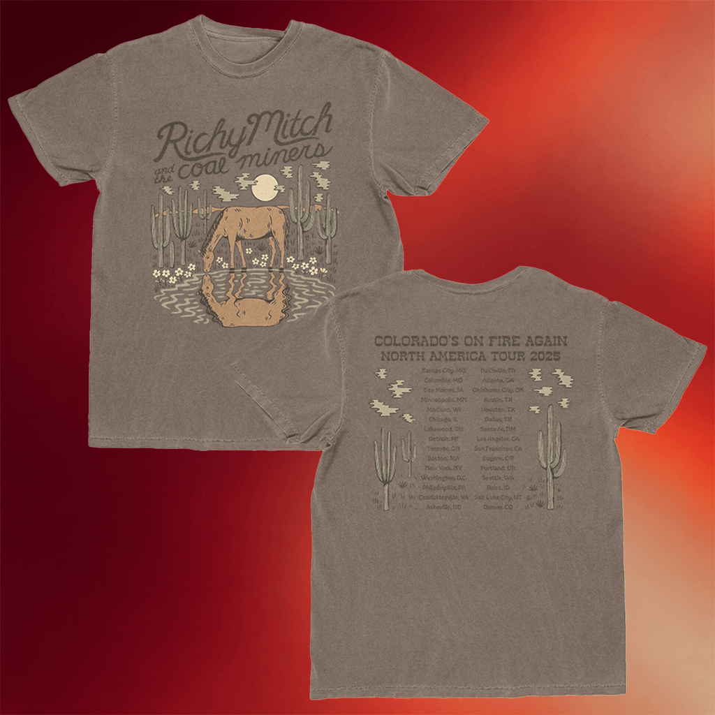 RMCM Merch Richy Mitch And The Coal Miners Tour 2025 T-Shirt Presents For Rock Music Lovers - Merchluma