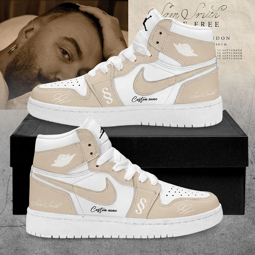 Personalized Sam Smith To Be Free Live 2026 Sneakers Sam Smith Merch Gift For Music Fans - Merchluma