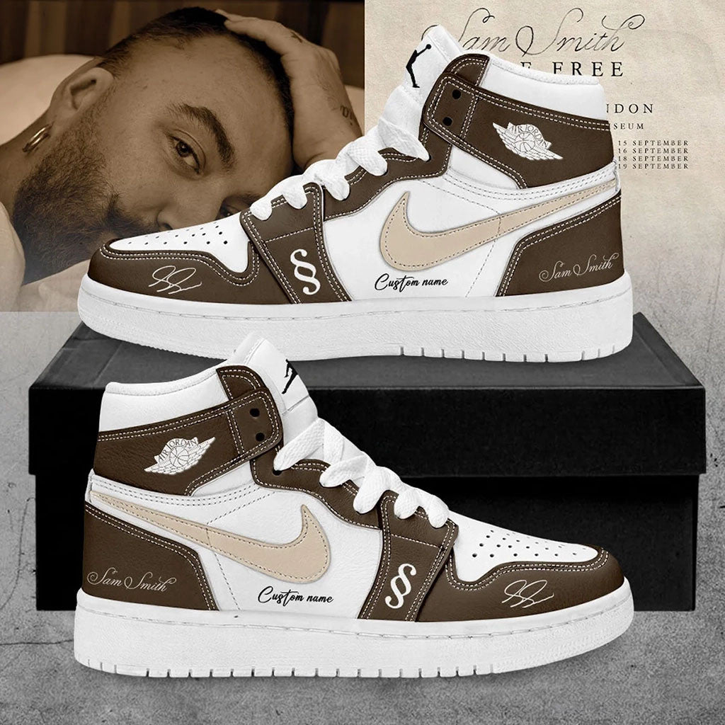 Personalized Sam Smith To Be Free Live 2026 Sneakers Sam Smith Merch Music Lover Gifts - Merchluma