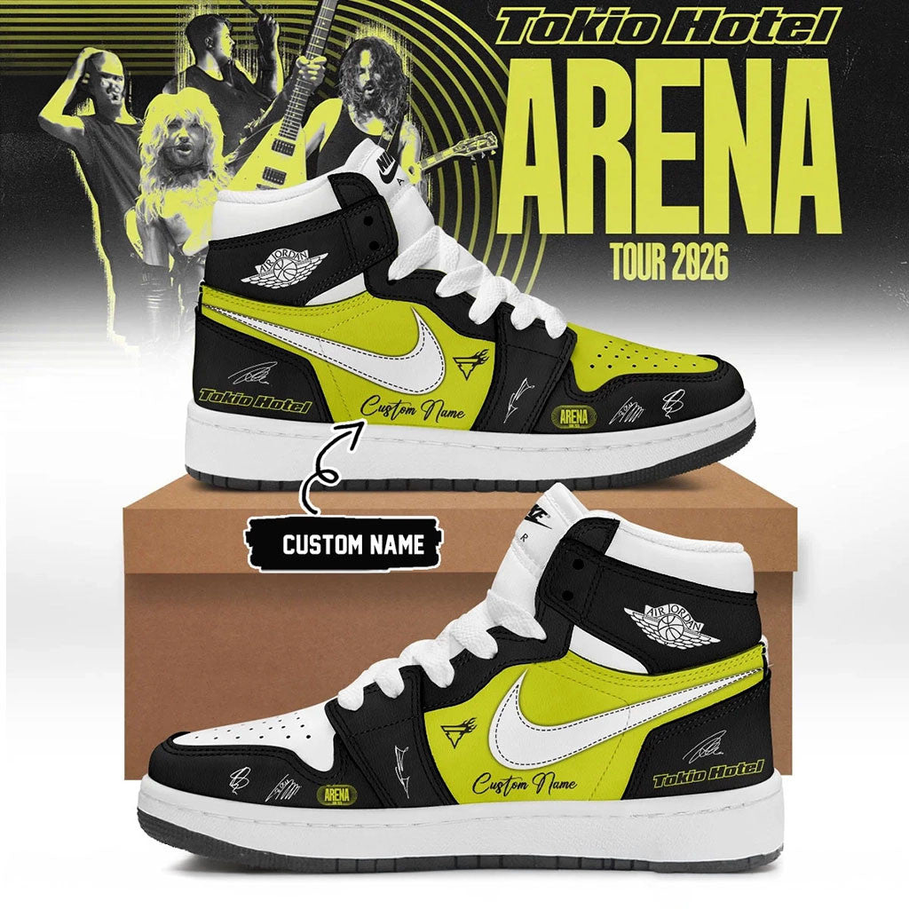 Personalized Tokio Hotel Merch Arena Tour 2026 Signature Sneakers Present For Pop Band Fans - Merchluma