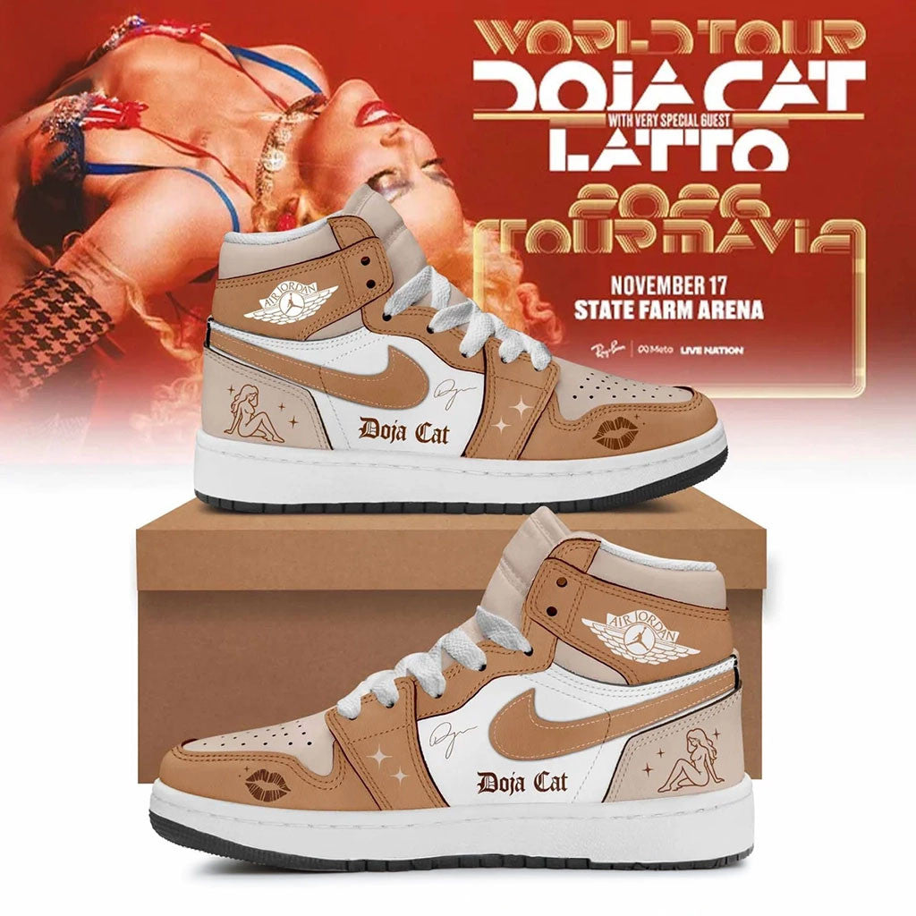 Doja Cat World Tour 2026 Signature Sneakers Doja Cat Merch Best Gift For Rap Fans - Merchluma