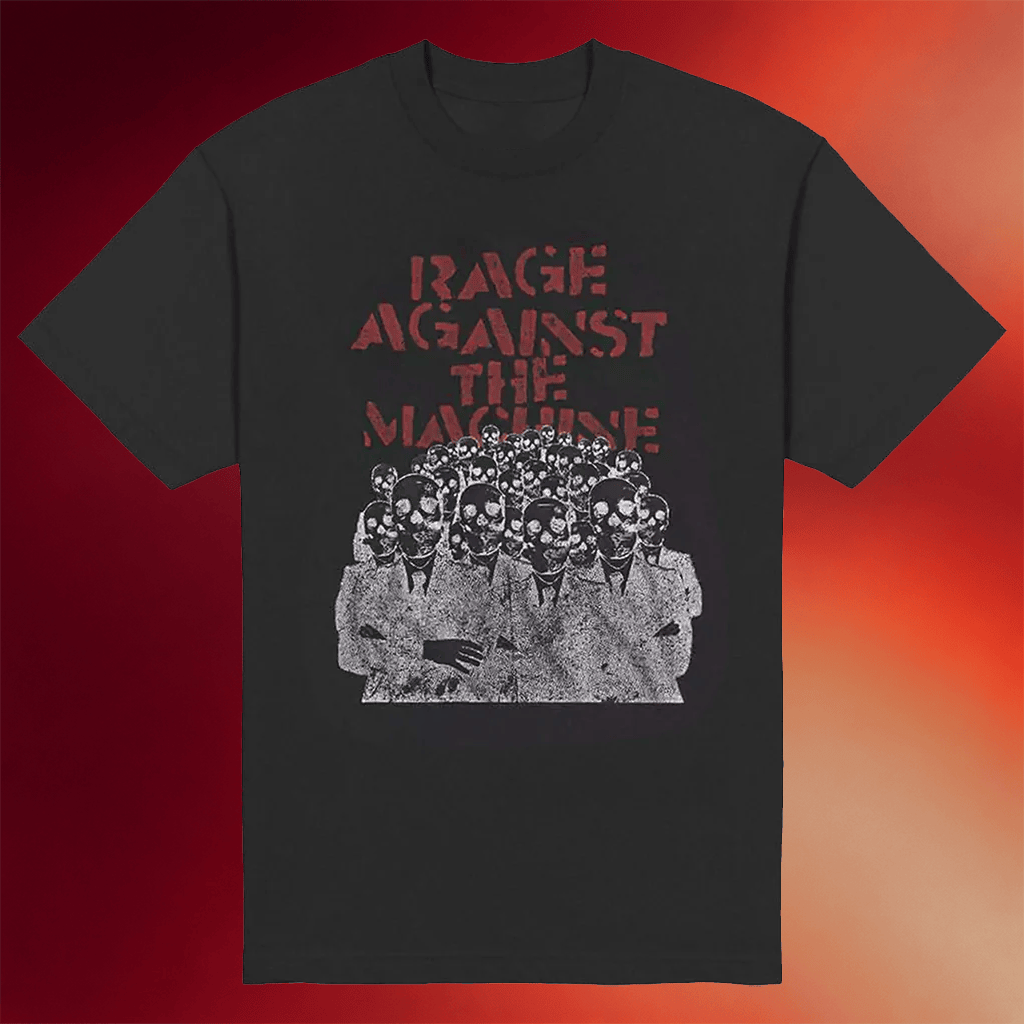 Rage Against The Machine Merch Crowd Masks T-Shirt Rage Against The Machine Shirt Dad Gifts - Merchluma