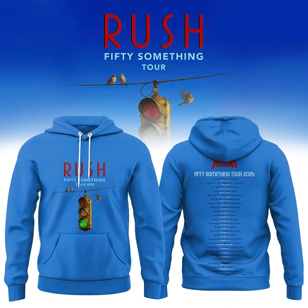Rush Fifty Something Tour 2026 Hoodie RUSH Band Merch Present Ideas For Music Lovers - Merchluma