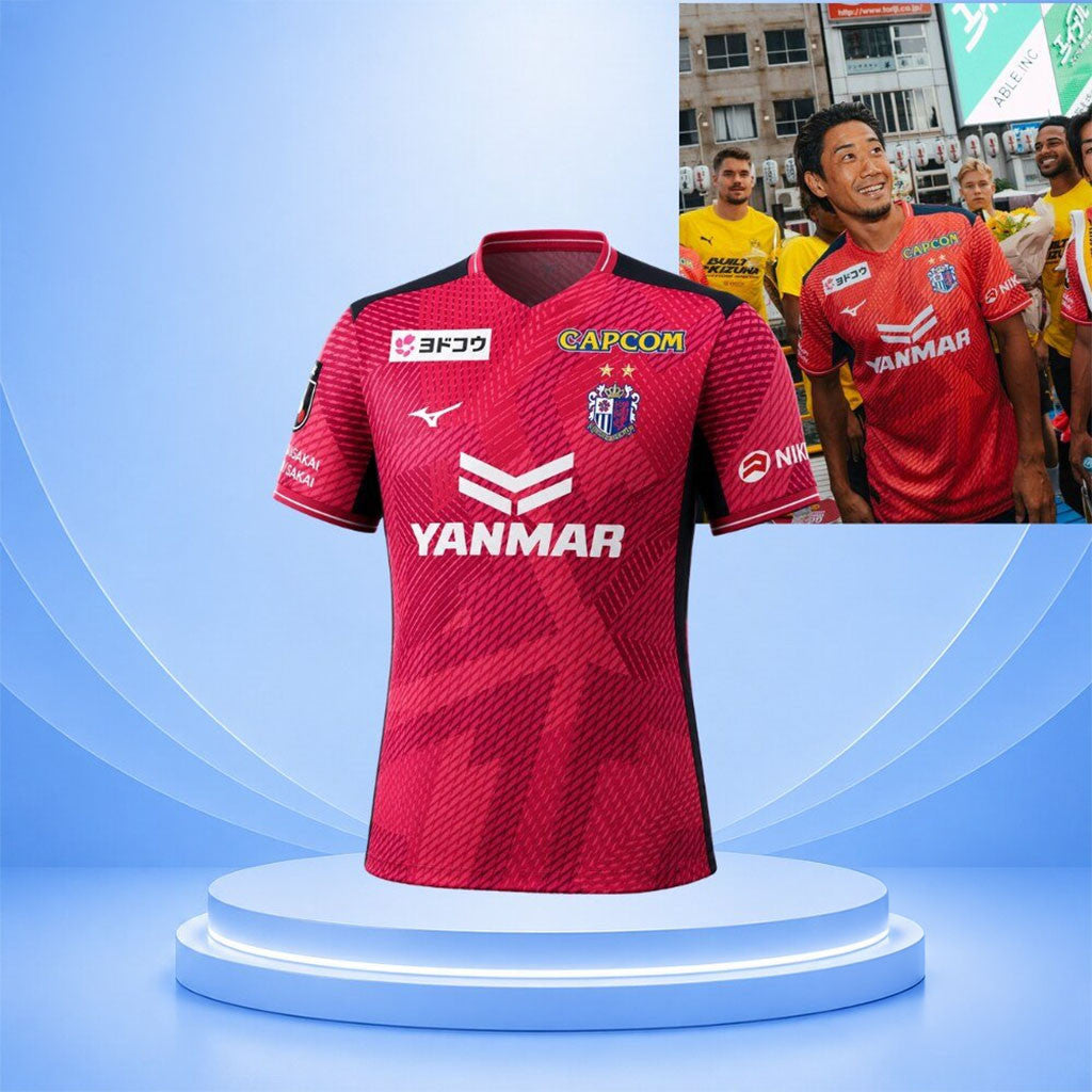 Shinji Cerezo Osaka Home Jersey Shirt 2026 2027 Cerezo Osaka Merch Football Fan Gift Ideas - Merchluma