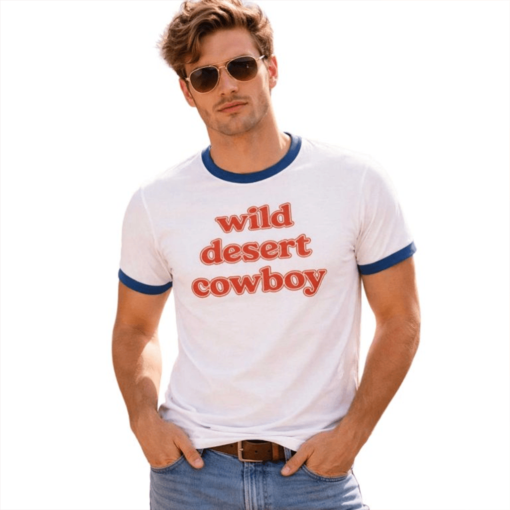 Rob Rausch Wild Desert Cowboy T-Shirt Birthday Gift For Brother - Merchluma