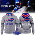 Buffalo Bills Nickel City Alternate Game Gray Hoodie Go Bills Merch Gift For Football Lovers - Merchluma