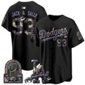 Los Angeles Dodgers X The Nightmare Before Christmas Jersey Dodgers Merch Halloween Gifts - Merchluma
