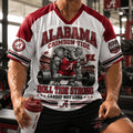Alabama Crimson Tide Merch 2026 Roll Tide Strong Cardio Not Long V-Neck Jersey Workout Gifts - Merchluma