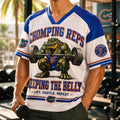 Florida Gators Merch 2026 Chomping Reps Keeping The Belly V-Neck Jersey Gifts For Fitness Guys - Merchluma
