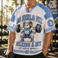 North Carolina Tar Heels Merch 2026 Go Heels Fit Bulking A Bit V-Neck Jersey Workout Outfits - Merchluma