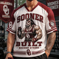 Oklahoma Sooners Merch 2026 Sooner Built Boomer Strong V-Neck Jersey Sports Fan Gift For Gym - Merchluma