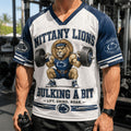 Penn State Nittany Lions Merch 2026 Nittany Lions Buliking A Bit V-Neck Jersey Workout Gifts - Merchluma