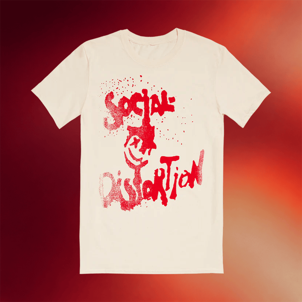 Social Distortion Merch 2026 Red Spray Paint T-Shirt Social Distortion T Shirt Fan Gifts - Merchluma
