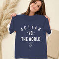 Jettas Vs The World Shirt Justin Jefferson Vikings Fan Tee Gifts For Fans - Merchluma