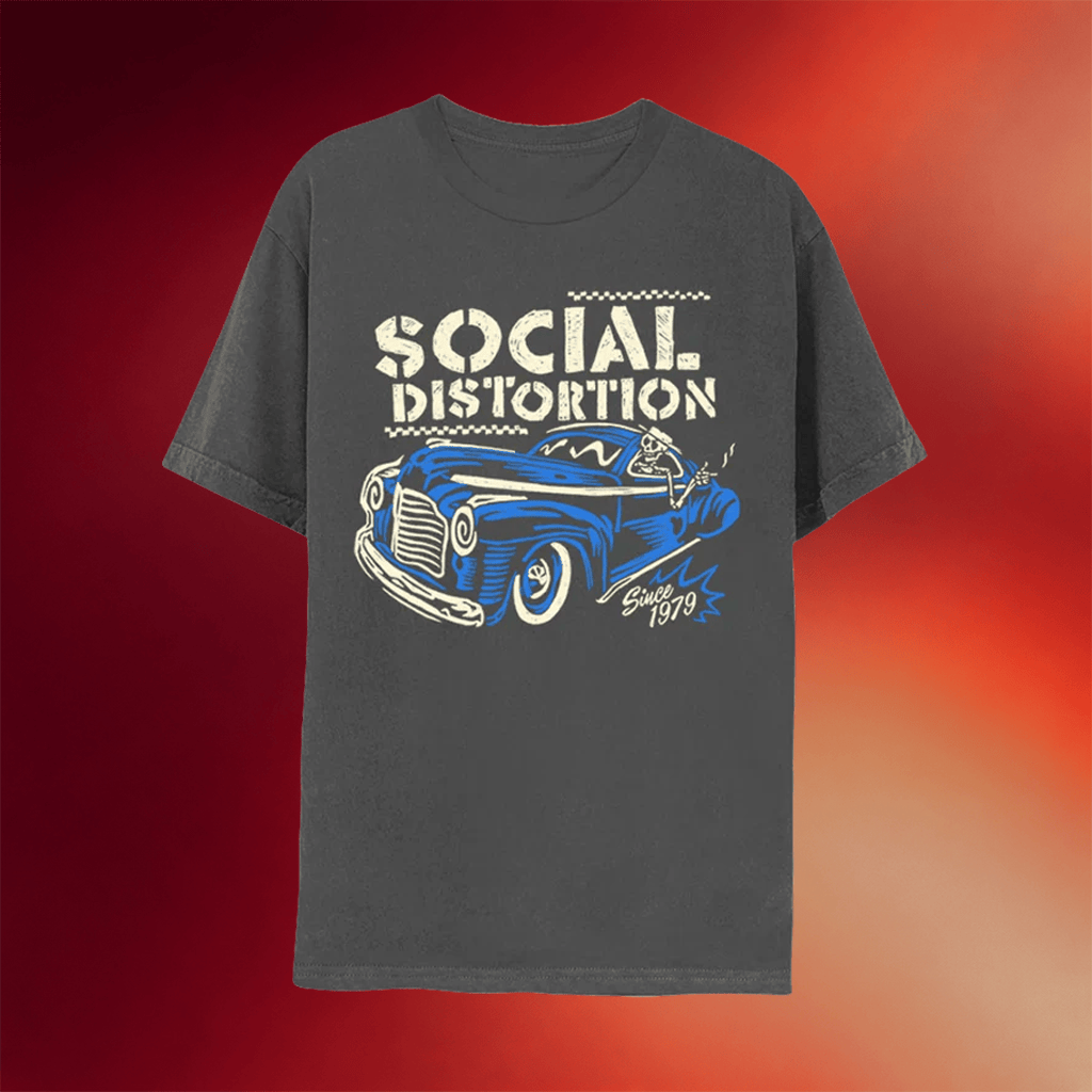 Social Distortion Merch 2026 Cabbie T-Shirt Social Distortion Shirt Gift For Rock Band Lovers - Merchluma