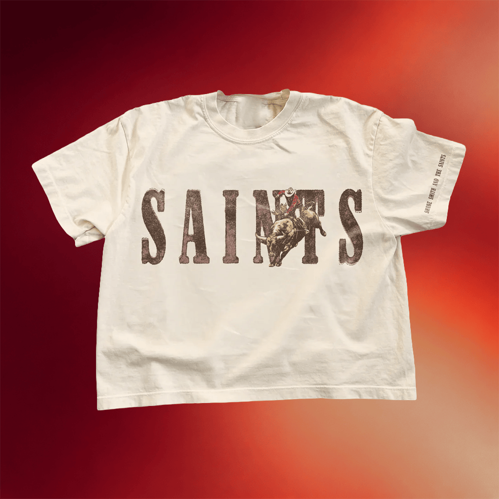 Shane Smith And The Saints Merch 2026 Bull Rider T-Shirt Gifts For Country Music Fans - Merchluma