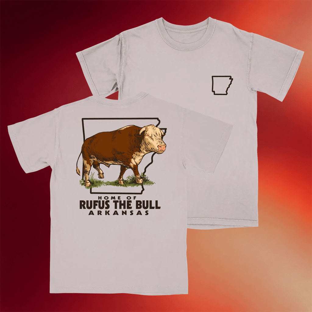 Rufus The Bull Merch 2026 Home Of Rufus Arkansas State T-Shirt Unique Father's Day Gifts - Merchluma