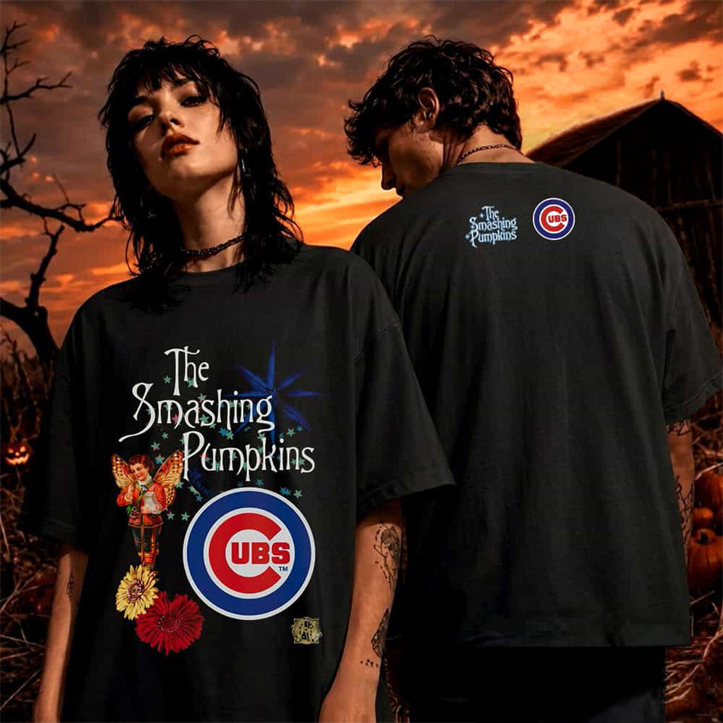 The Smashing Pumpkins x Chicago Cubs USB Lallopalooza 2026 T-Shirt Chicago Cubs Merch Gifts - Merchluma