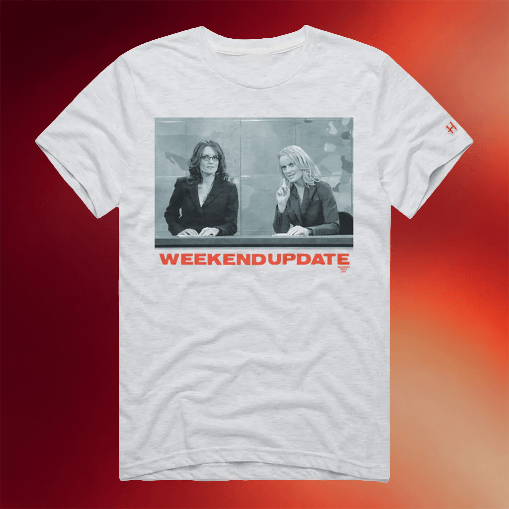 Saturday Night Live Merch 2026 Weekend Update With Tina And Amy T-Shirt Gifts For Fans - Merchluma