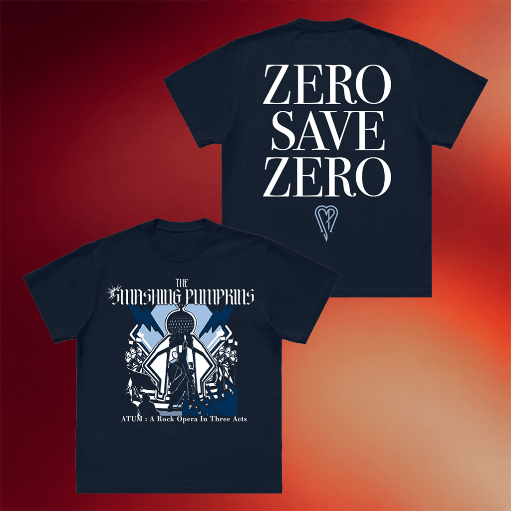 Smashing Pumpkins Merch 2026 ATUM T-Shirt Zero Save Zero Shirt Gifts For Rock Music Lovers - Merchluma