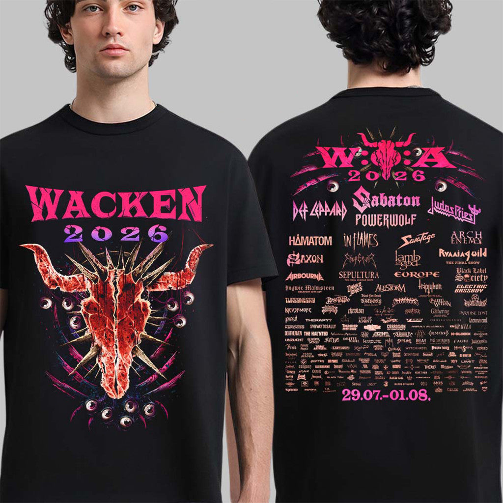Wacken Open Air 2026 Festival The Anniversary Shirt Crazy Eyes T-Shirt Gifts For BFF - Merchluma