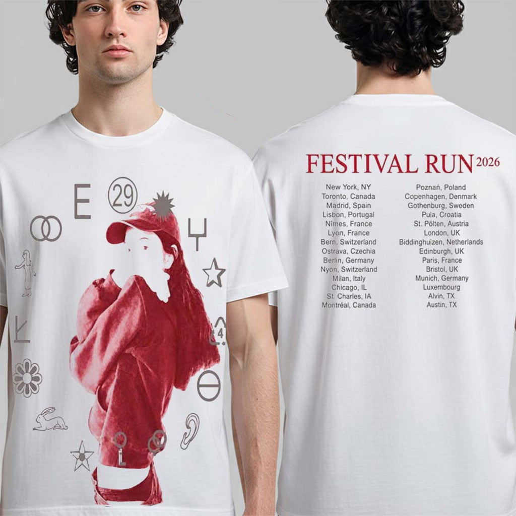 Lorde Festival Run 2026 Portrait T-Shirt Lorde Merch Presents For Music Lovers - Merchluma