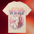 Star Wars Merch Star Wars Trio Glitter T-Shirt Birthday Gift For Sister - Merchluma