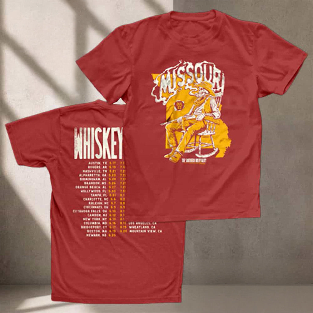 Whiskey Myers Kansas City 2026 Shirt The Southern Hospitality Tour T-Shirt Whiskey Myers Merch - Merchluma