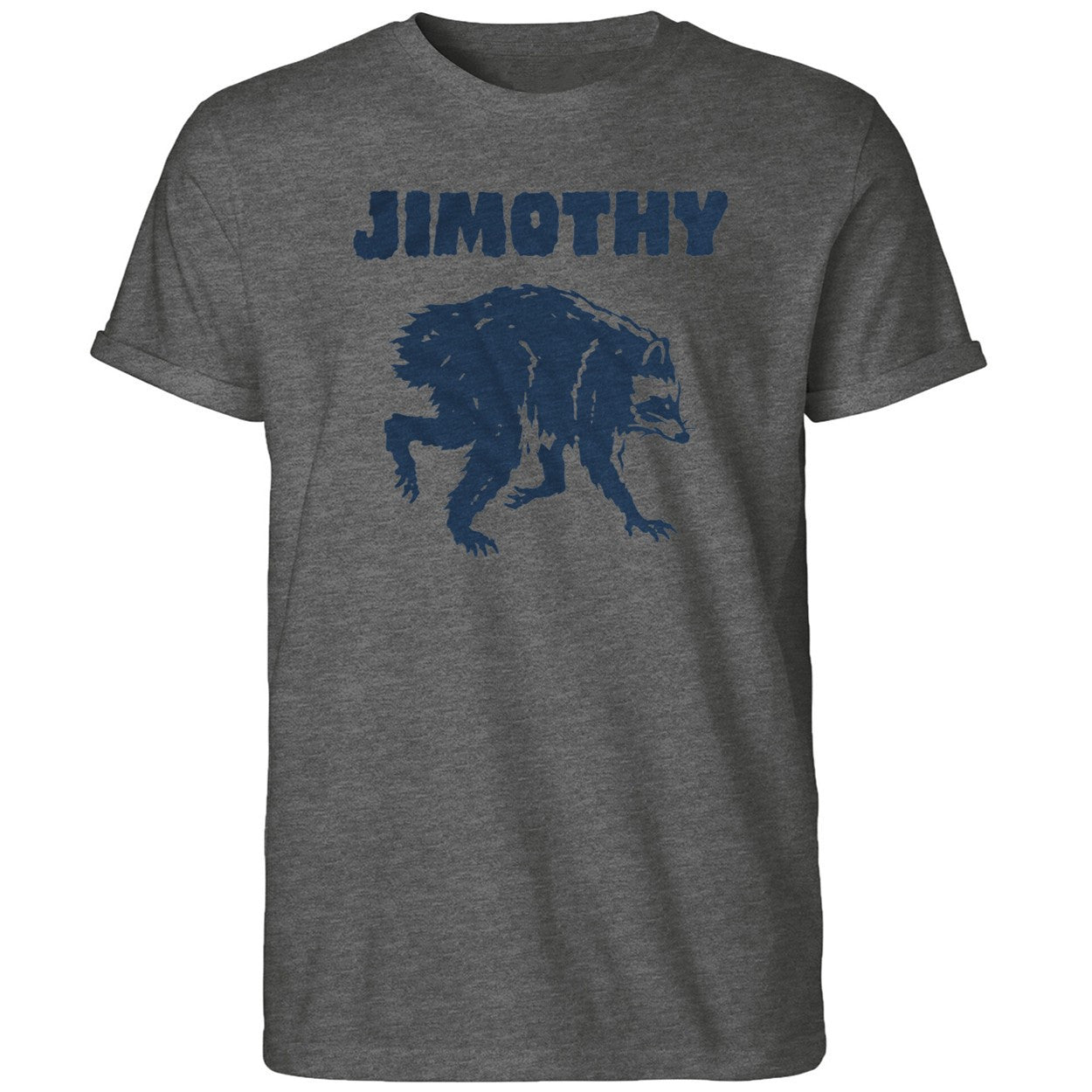 Seattle Mariners Wearing Jimothy Shirt Grey Mariners Merch Funny Raccoon Tees Him Gifts - Merchluma