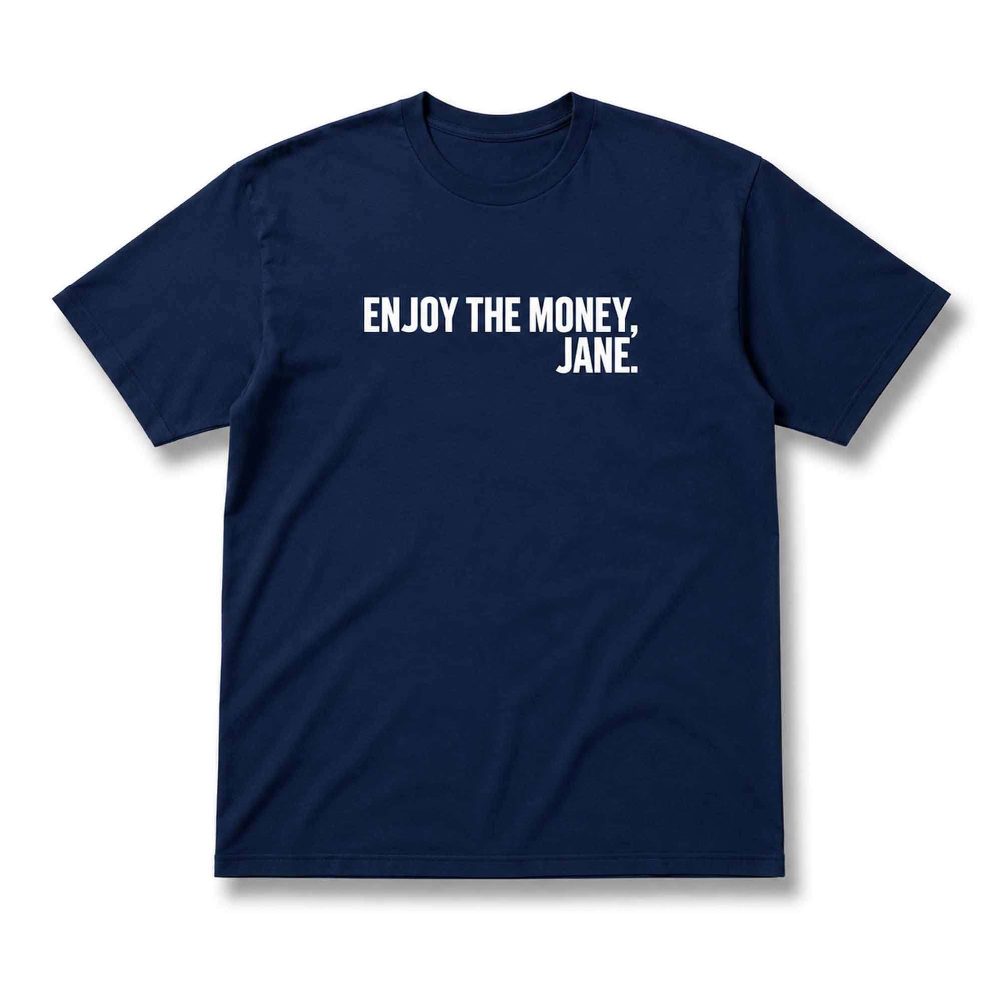 Vanessa Kirby Enjoy The Money Jane Shirt Navy Vanessa Kirby Merch Gifts For Dad - Merchluma