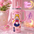 Personalized Pretty Guardian Sailor Moon Tumbler Moon Girl Anime Cup Gifts For Daughter - Merchluma