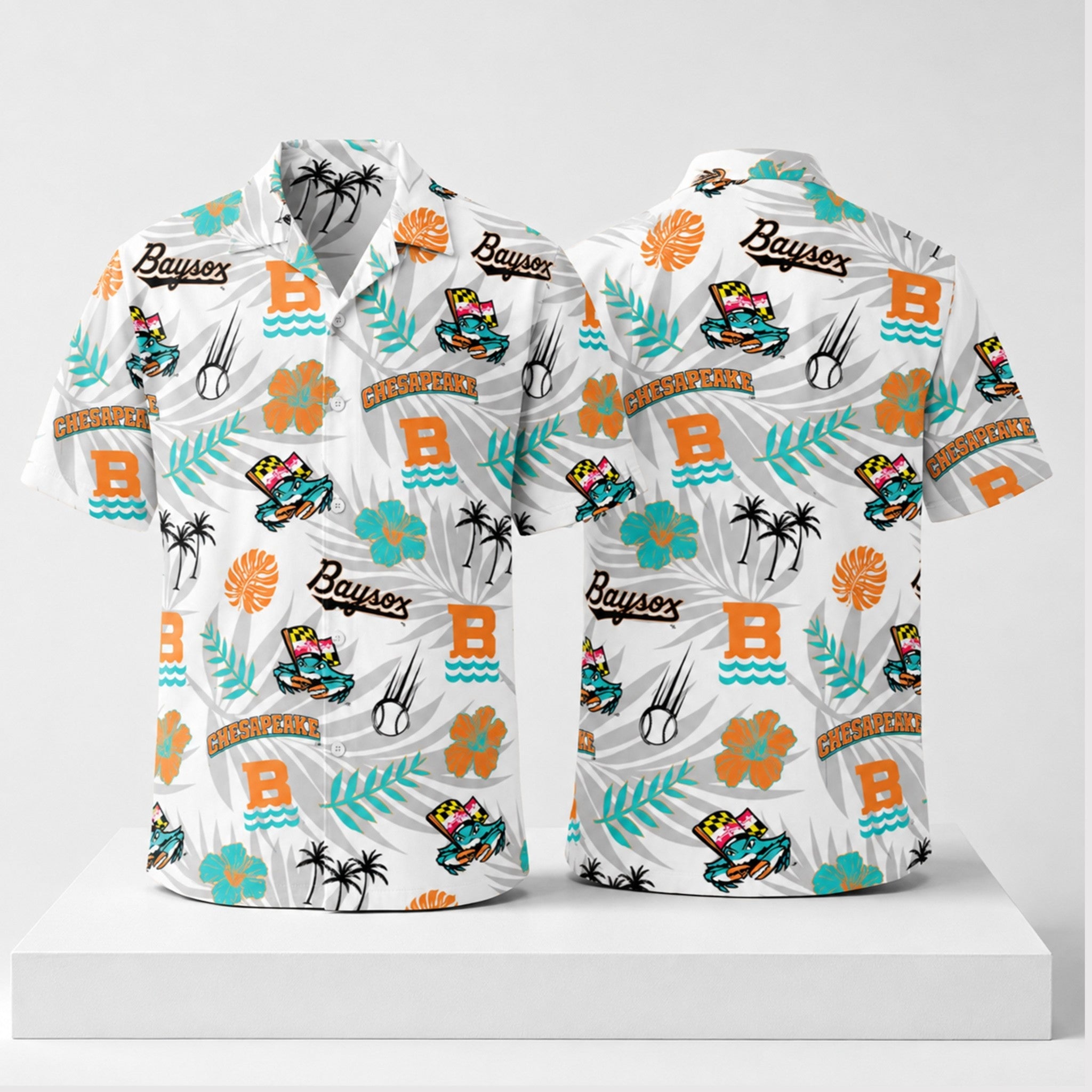 Chesapeake Baysox Baseball Hawaiian Shirt 2026 Chesapeake Baysox Merch Gifts For Summer - Merchluma