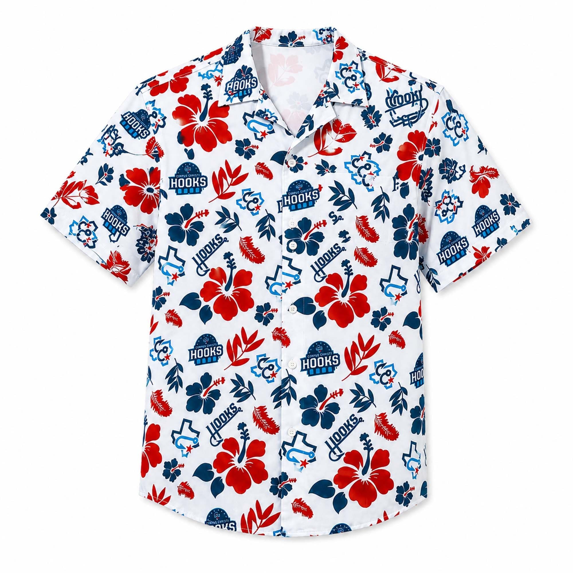 Corpus Christi Hooks Baseball Hawaiian Shirt 2026 Hooks Merch Aloha Shirt Gifts For Baseball Fan - Merchluma