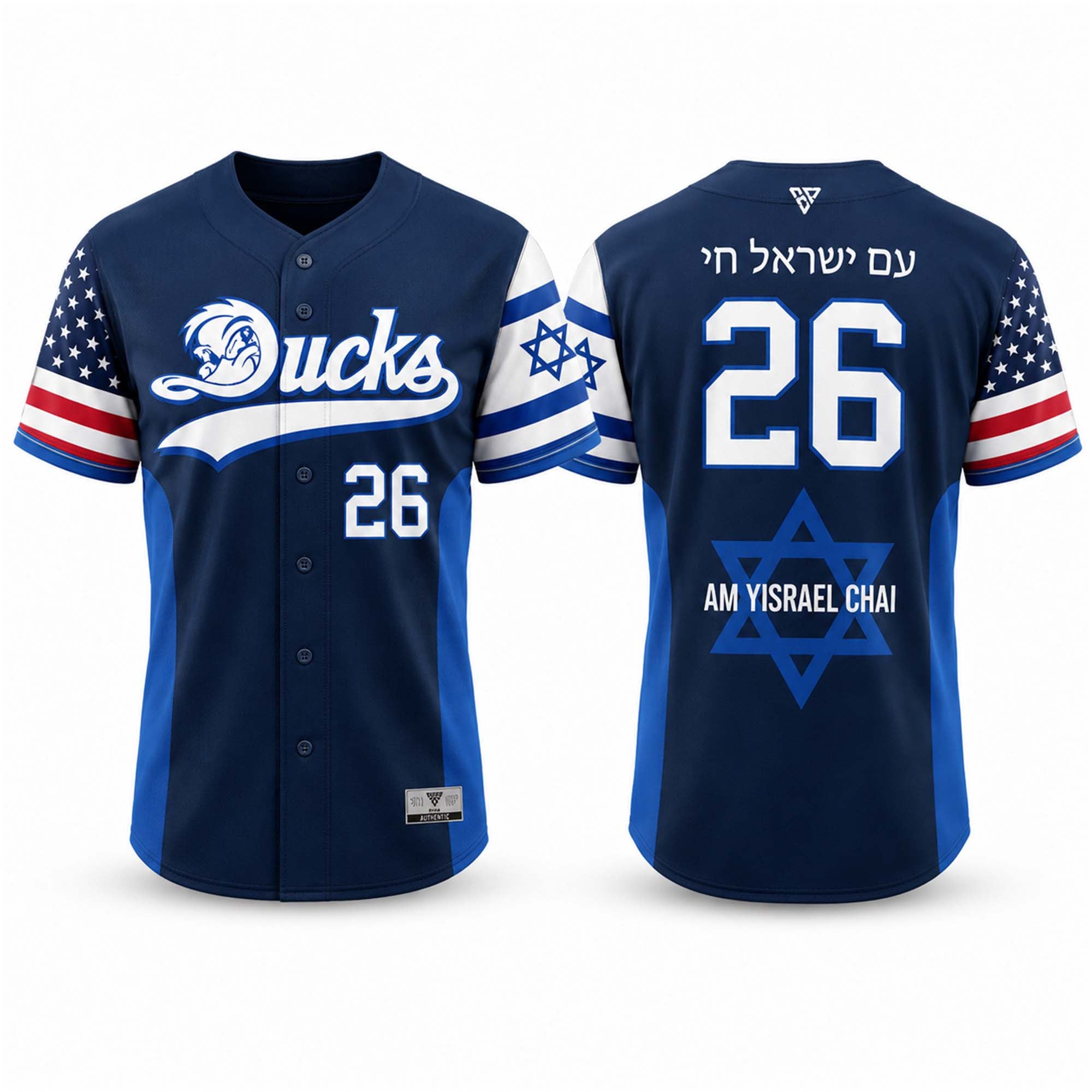 Long Island Ducks Jewish Heritage Night 2026 Jersey LI Ducks Merch Gifts For Fans - Merchluma