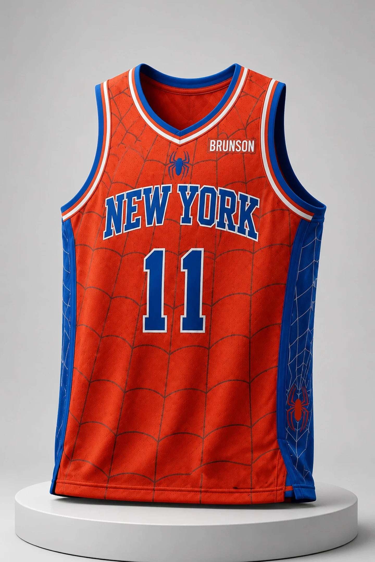 Knicks 2026 Spider-Man Brand New Day Basketball Jersey New York Knicks Merch Gifts For Fans - Merchluma